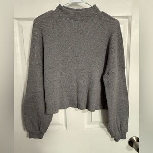 SO Women's Gray Turtleneck Sweater